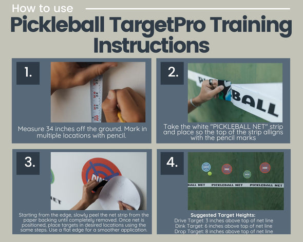 Pickleball TargetPro: Pickleball Training Targets