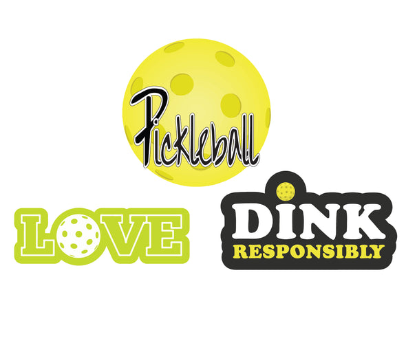 Pickleball Sticker Pack